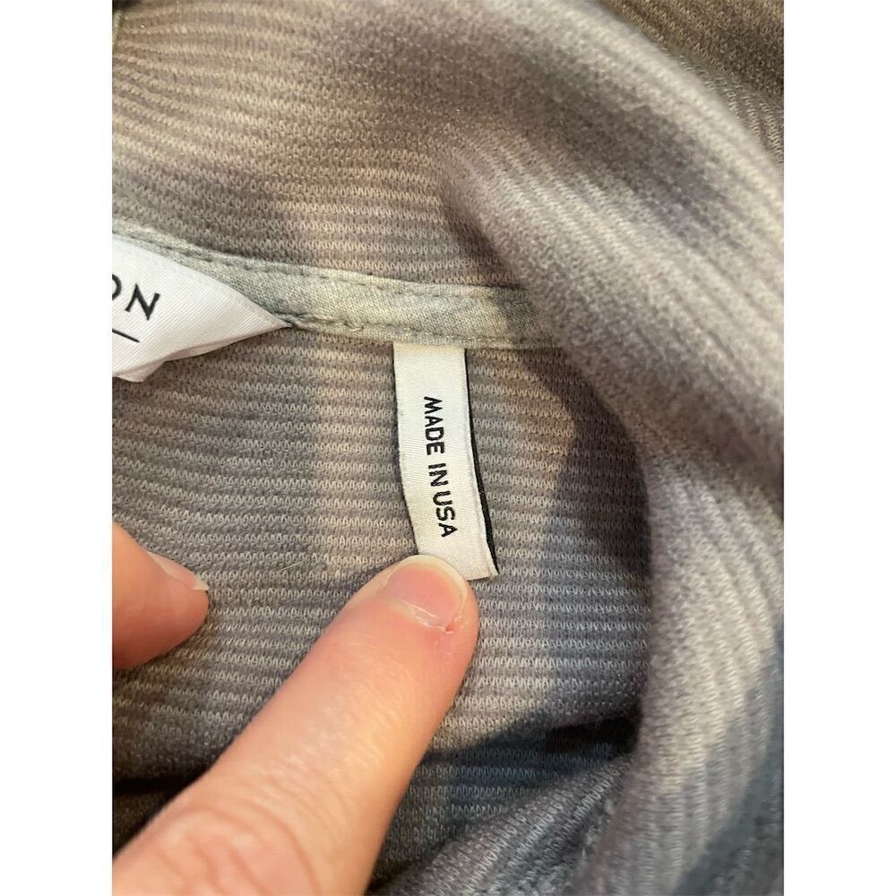 Peloton Women's Gray Ribbed Side Zip Hoodie Size S Long Sleeve - Picture 13 of 13